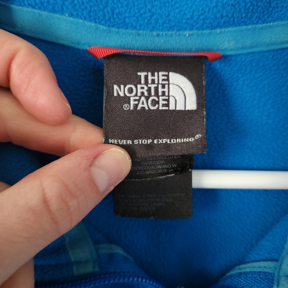 The North Face Men's Blue Fleece Jacket - Picture 3 of 9
